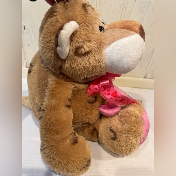 Brown Speckled Bear Stuffed Animal - Picture 6 of 11